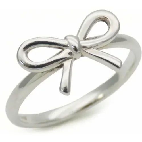 Pre-owned Jewellery, female, , Size: ONE SIZE Pre-owned Silver rings - Tiffany & Co. Pre-owned - Modalova