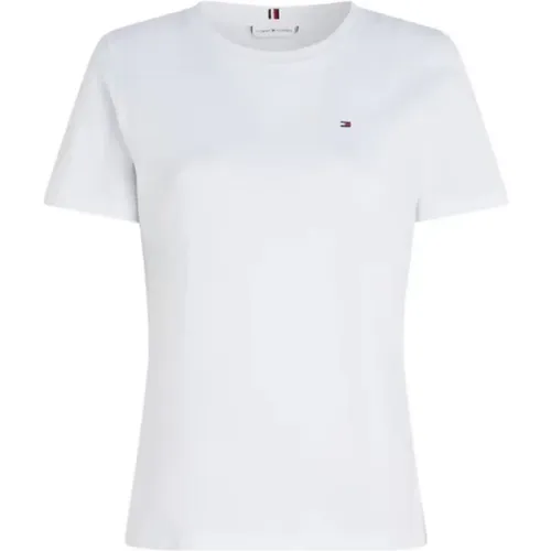 Modernes Regular C-Nk Damen T-Shirt , Damen, Größe: 2XS - Tommy Hilfiger - Modalova