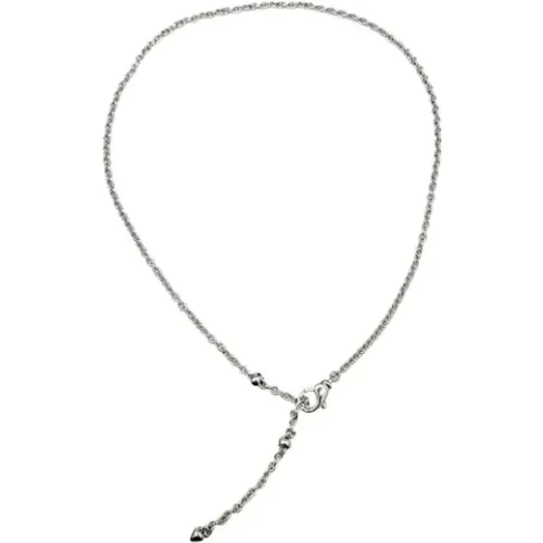 Pre-owned Jewellery, female, , Size: ONE SIZE Pre-owned White Gold necklaces - Bvlgari Vintage - Modalova