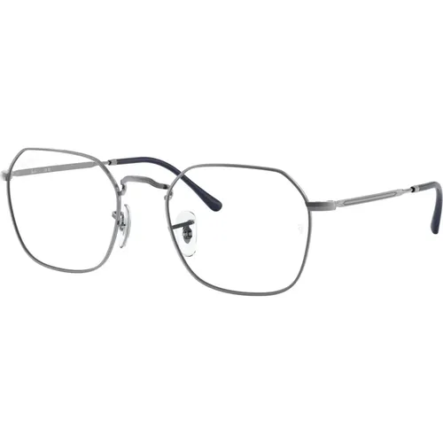 Gunmetal Eyewear Frames JIM RX 3694V , unisex, Sizes: 53 MM - Ray-Ban - Modalova