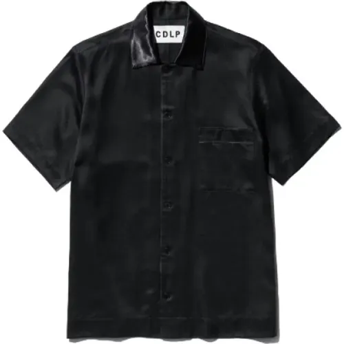 Short Sleeve Home Suit Shirt , male, Sizes: M, L - Cdlp - Modalova