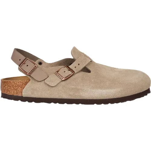 Clogs, male, , Size: 9 US Taupe Tokio Sandal - Stylish and Comfortable - Birkenstock - Modalova