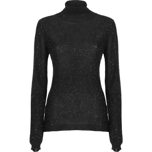 Wool Sweater with Paillettes , female, Sizes: S, 2XS - Fabiana Filippi - Modalova