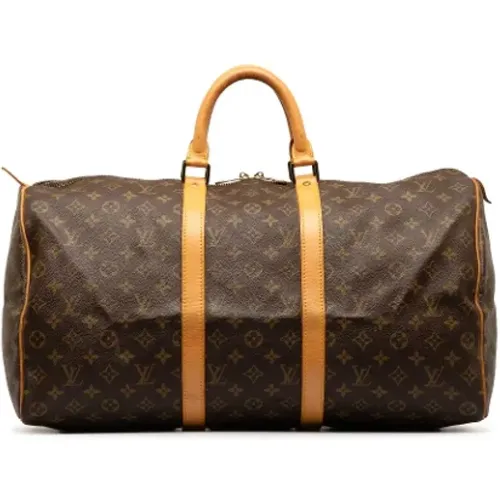 Pre-owned Weekend Bags, female, , Size: ONE SIZE Pre-owned Canvas louis-vuitton-bags - Louis Vuitton Vintage - Modalova