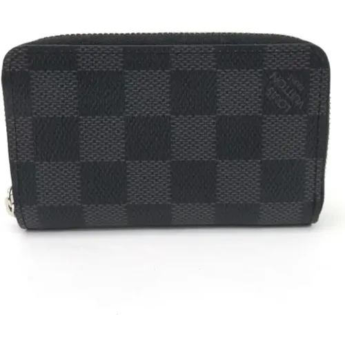 Pre-owned Wallets, male, , Size: ONE SIZE Pre-owned Canvas wallets - Louis Vuitton Vintage - Modalova