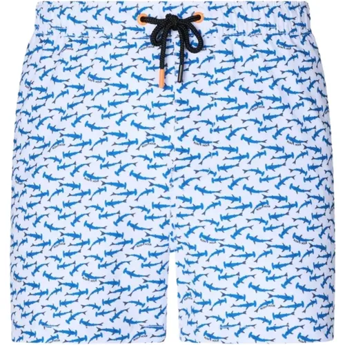Men's Ademir Swimwear with Colorful Print , male, Sizes: L, M - Save The Duck - Modalova