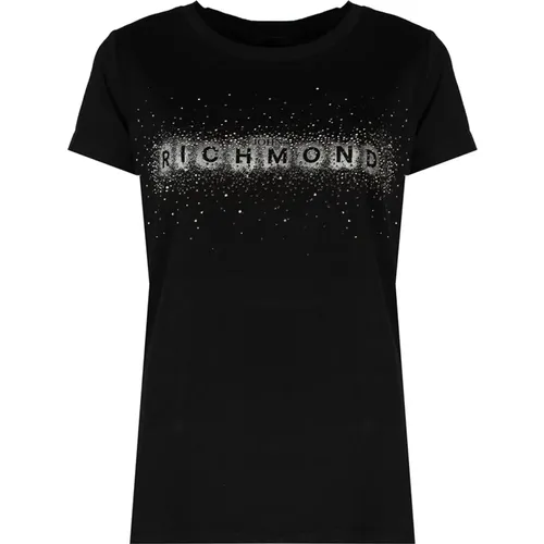 T-Shirt , Damen, Größe: XS - John Richmond - Modalova