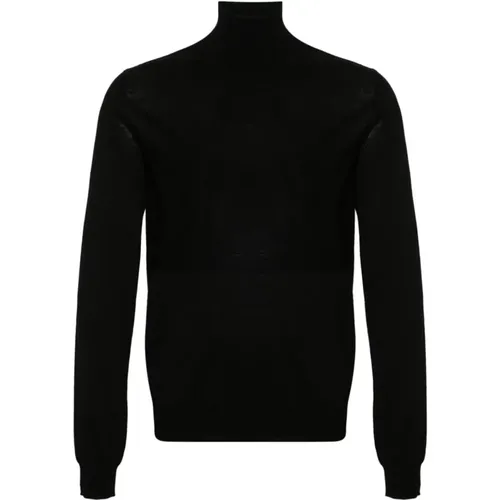 Turtlenecks, male, , Size: L Wool Sweater High Neck - Jil Sander - Modalova