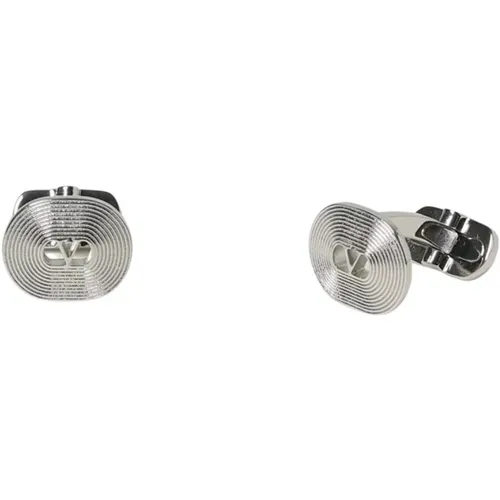 Cufflinks & Tie Clips, male, , Size: ONE SIZE Elegant Cufflinks - Valentino Garavani - Modalova