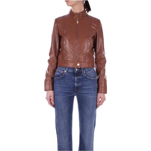 Coats Leather , female, Sizes: M - Liu Jo - Modalova