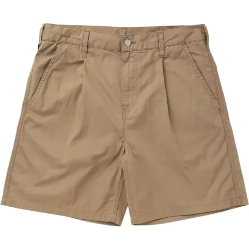 Casual Shorts, male, , Size: W31 Versatile Twill Fabric Shorts - Carhartt WIP - Modalova