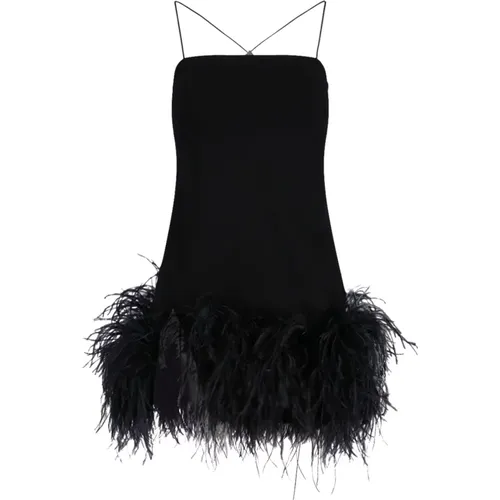 Feather Mini Dress , female, Sizes: S, XS - The Attico - Modalova