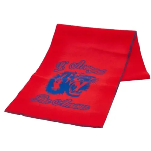 Pre-owned Scarves, female, , Size: ONE SIZE Pre-owned Wool Scarf - Gucci Vintage - Modalova