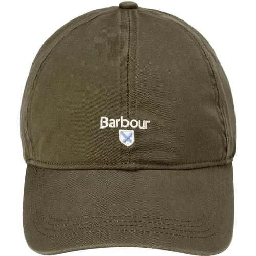 Caps, male, , Size: ONE SIZE Cascade Sports Baseball Cap Olive - Barbour - Modalova