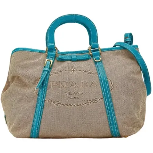 Pre-owned Tote Bags, female, , Size: ONE SIZE Pre-owned Canvas prada-bags - Prada Vintage - Modalova