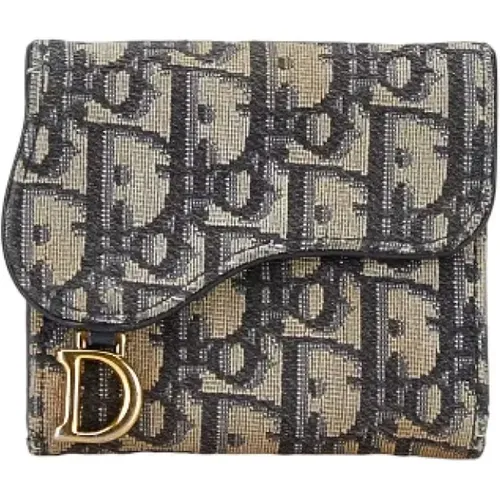 Pre-owned Wallets, female, , Size: ONE SIZE Pre-owned Canvas wallets - Dior Vintage - Modalova