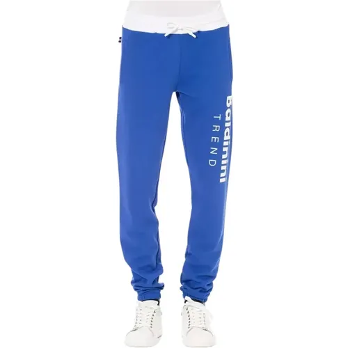 Lace-Up Sporty Cotton Pants , male, Sizes: 2XL, 3XL, 4XL, XS, S - Baldinini - Modalova