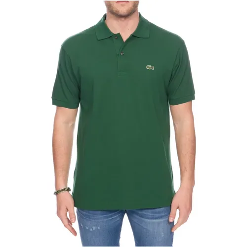 Grünes Poloshirt mit Logo-Stickerei , Herren, Größe: 5XL - Lacoste - Modalova