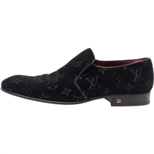 Pre-owned Flats, male, , Size: 7 US Pre-owned Velvet flats - Louis Vuitton Vintage - Modalova