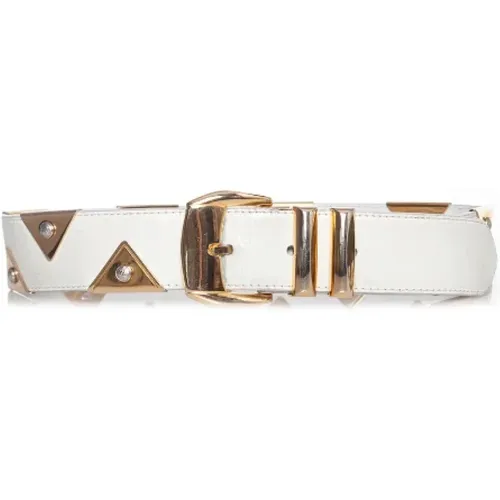 Pre-owned Belts, female, , Size: ONE SIZE Pre-owned Leather belts - Versace Pre-owned - Modalova