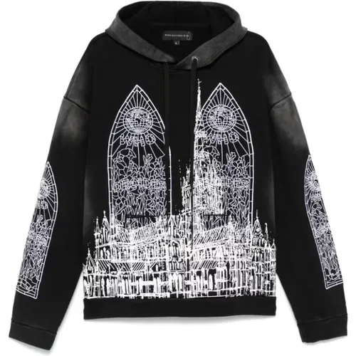 Hoodies, male, , Size: 2XL Cathedral Hooded Sweater - Who Decides War - Modalova