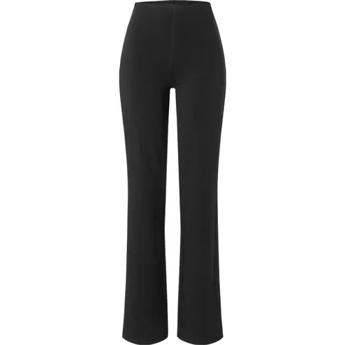 Flare Leichte Jersey Weite Hose , Damen, Größe: M L32 - MAC - Modalova