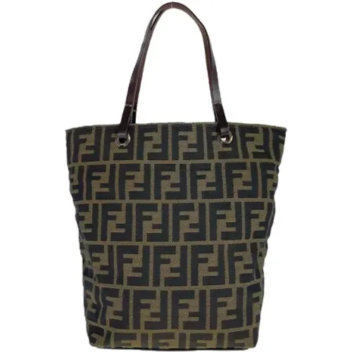 Pre-owned Tote Bags, female, , Size: ONE SIZE Pre-owned Canvas totes - Fendi Vintage - Modalova