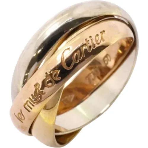 Pre-owned Jewellery, female, , Size: ONE SIZE Pre-owned Rose Gold rings - Cartier Vintage - Modalova