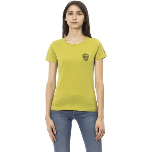 T-Shirts , Damen, Größe: L - Trussardi - Modalova