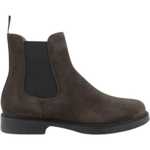 Chelsea Boots, male, , Size: 6 US Suede Chelsea Boot with Rubber Sole - Henderson Baracco - Modalova