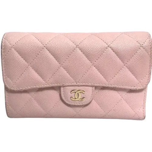 Pre-owned Wallets, female, , Size: ONE SIZE Pre-owned Leather wallets - Chanel Vintage - Modalova