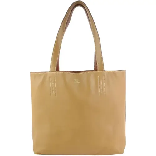 Pre-owned Tote Bags, female, , Size: ONE SIZE Pre-owned Leather shoulder-bags - Hermès Vintage - Modalova