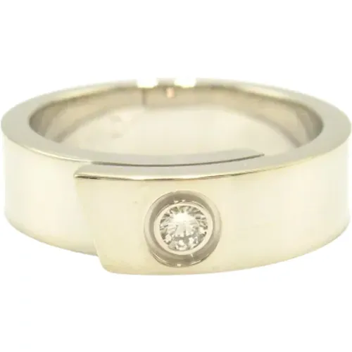 Pre-owned Jewellery, female, , Size: ONE SIZE Pre-owned White Gold rings - Cartier Vintage - Modalova