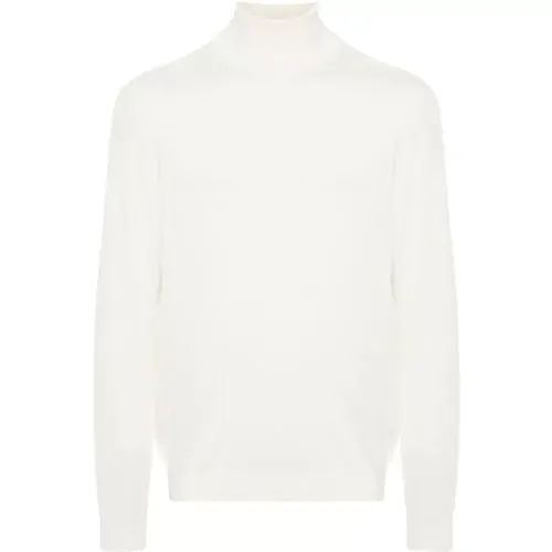 Turtlenecks, male, , Size: XL Merino Wool Sweater - Roberto Collina - Modalova