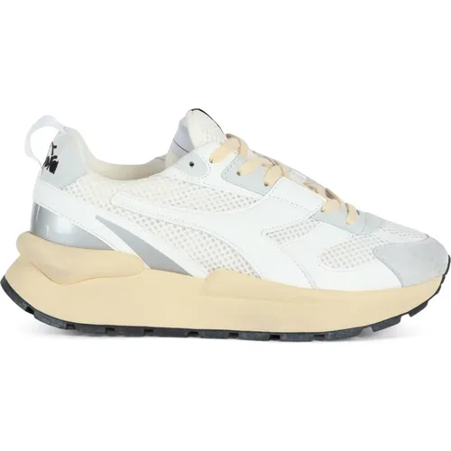 Elite Urban Sneakers Leather and Fabric , female, Sizes: 4 1/2 UK, 1 1/2 UK, 2 UK, 3 UK, 3 1/2 UK - Diadora - Modalova