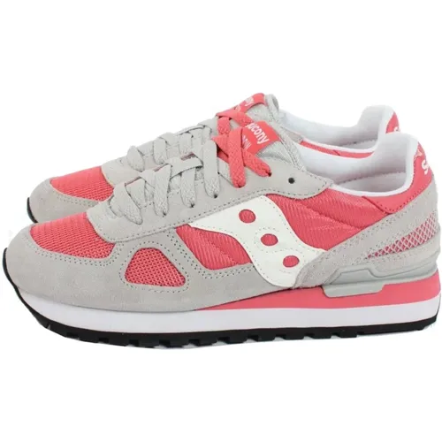 Sneakers, female, , Size: 10 US Grey/Salmon Shadow Original Sneakers - Saucony - Modalova