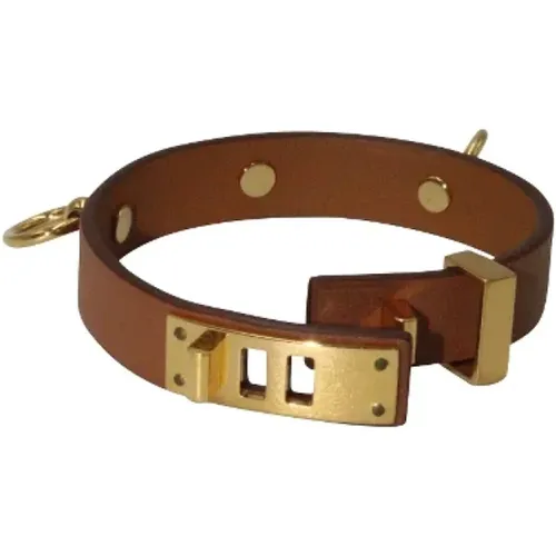 Pre-owned Jewellery, female, , Size: ONE SIZE Pre-owned Leather bracelets - Hermès Vintage - Modalova