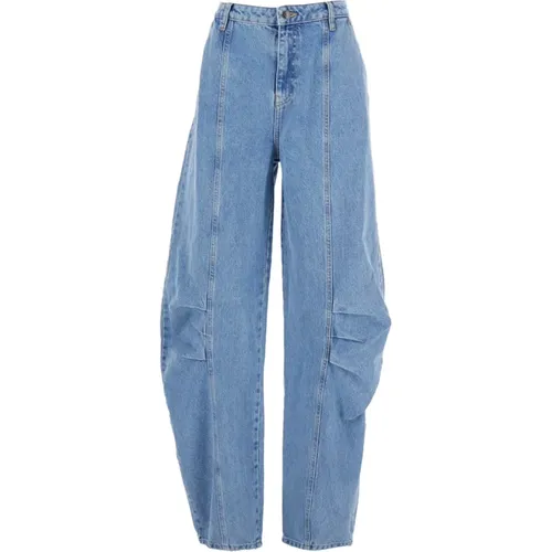 Loose-fit Jeans, female, , Size: M Cargo Denim Pants - Rotate Birger Christensen - Modalova