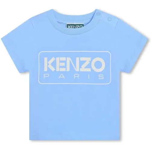 Logo Print Bio-Baumwoll T-Shirt - Kenzo - Modalova