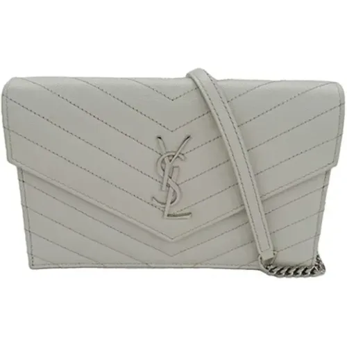 Pre-owned Shoulder Bags, female, , Size: ONE SIZE Pre-owned Leather shoulder-bags - Yves Saint Laurent Vintage - Modalova