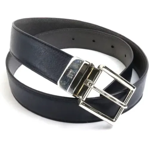 Pre-owned Leather belts , male, Sizes: ONE SIZE - Dunhill Pre-owned - Modalova
