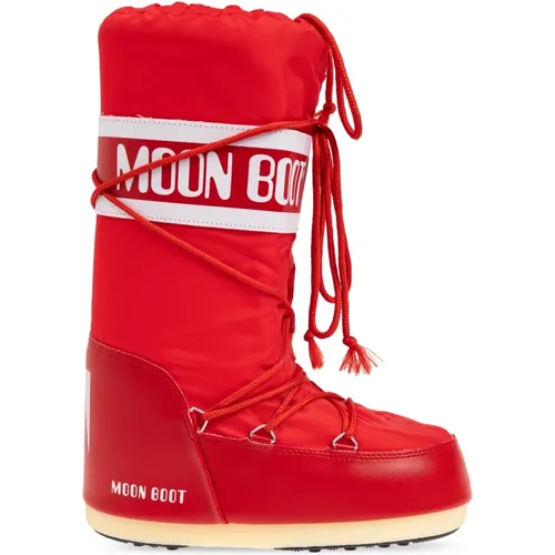 Snow Boots Icon Nylon , female, Sizes: 9 UK, 6 UK, 2 UK, 12 UK - moon boot - Modalova