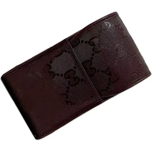 Pre-owned Wallets, male, , Size: ONE SIZE Pre-owned Leather home-office - Gucci Vintage - Modalova