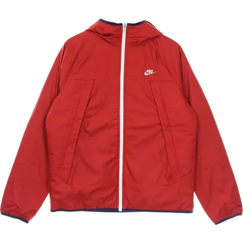 Winter Jackets, male, , Size: XL Reversible Hooded Jacket - Nike - Modalova