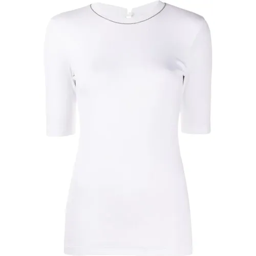 T-Shirts , Damen, Größe: M - BRUNELLO CUCINELLI - Modalova