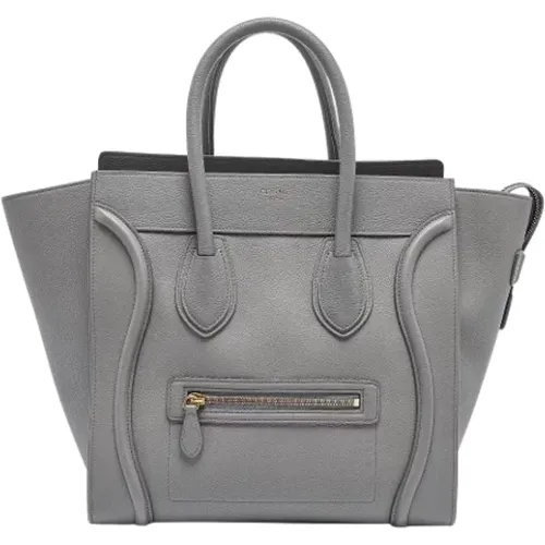 Pre-owned Tote Bags, female, , Size: ONE SIZE Pre-owned Leather celine-bags - Celine Vintage - Modalova