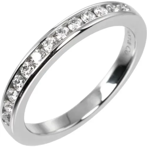 Pre-owned Jewellery, female, , Size: ONE SIZE Pre-owned Platinum rings - Tiffany & Co. Pre-owned - Modalova