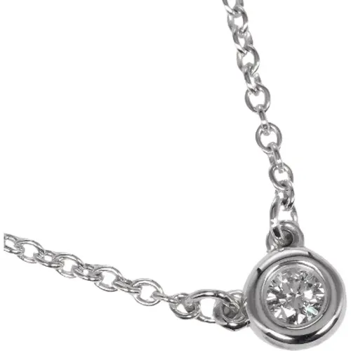 Pre-owned Jewellery, female, , Size: ONE SIZE Pre-owned Silver necklaces - Tiffany & Co. Pre-owned - Modalova