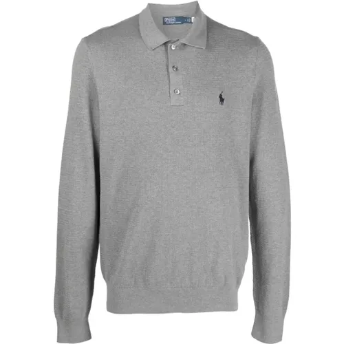 Long sleeve polo shirt , male, Sizes: S, M - Ralph Lauren - Modalova