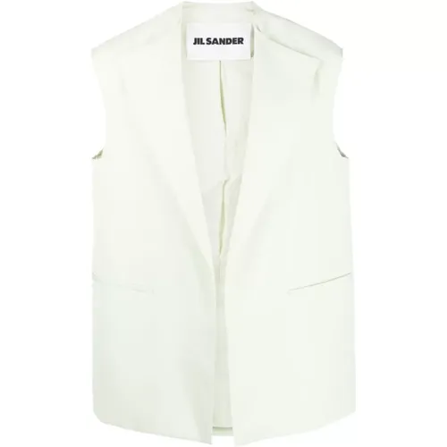 Vests, male, , Size: M Jacket for Men - Stylish Vest for a Sophisticated Look - Jil Sander - Modalova